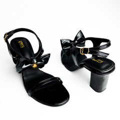 Chanel Lambskin Black Sandal