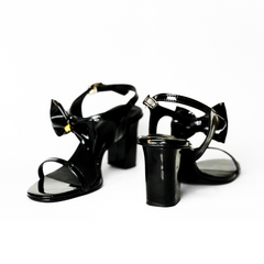Chanel Lambskin Black Sandal
